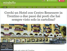 Tablet Screenshot of hotelmirabello.it